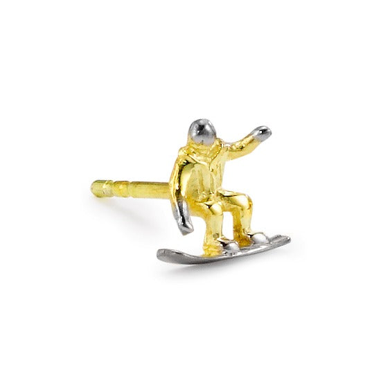 Ørestik 1 stk 375/9K guld Snowboarding