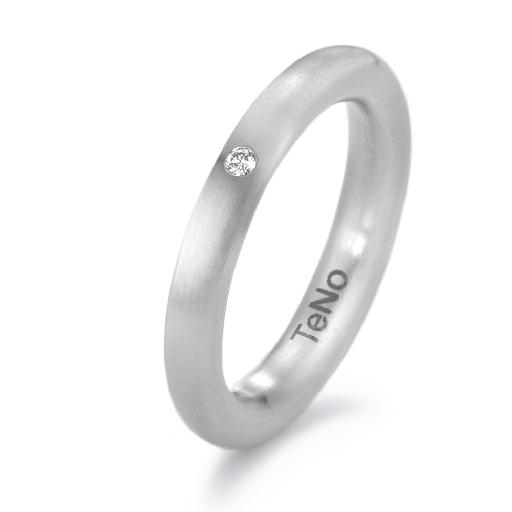 Ringe Rustfrit stål Diamant 0.02 ct, tw-si