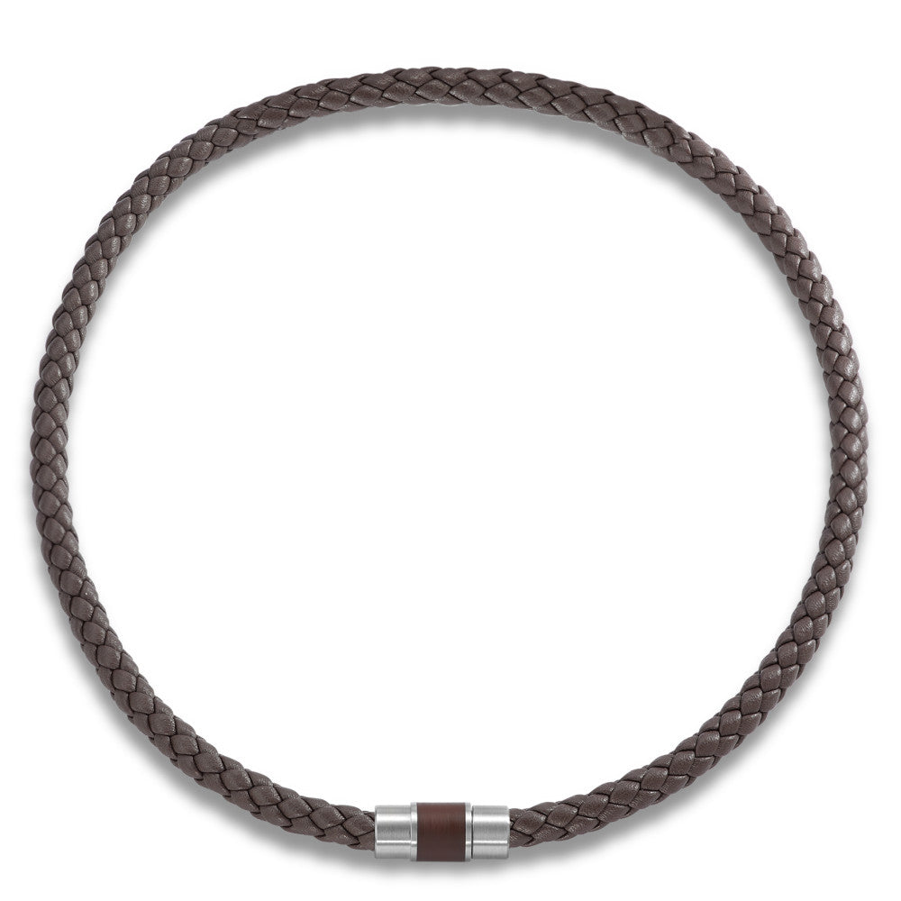 Collier Rustfrit stål, Keramik 50 cm