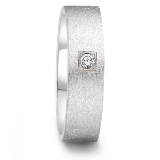 Partnerringe Rustfrit stål Diamant 0.06 ct, tw-si