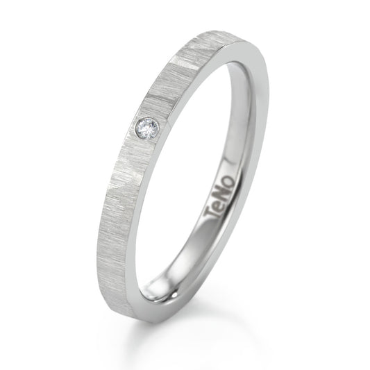 Ringe Rustfrit stål Diamant 0.012 ct, tw-si