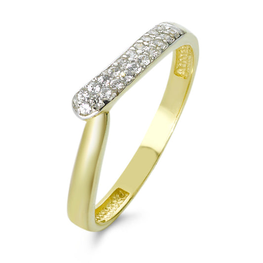 Fingerring 375/9K guld Zirconia