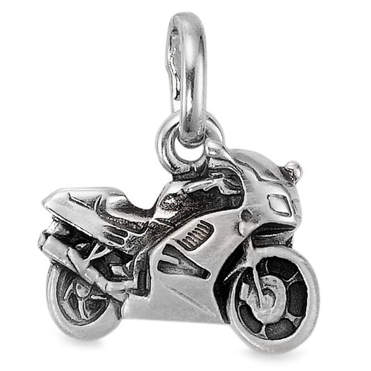 Vedhæng Sølv patineret motorcykel