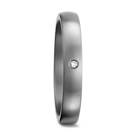 Partnerringe Titanium Diamant 0.02 ct, w-si