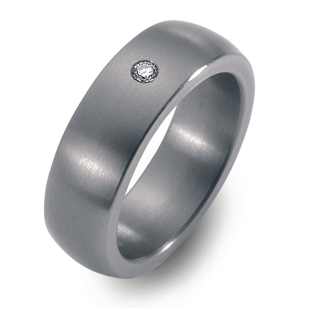 Partnerringe Titanium Diamant 0.03 ct, w-si