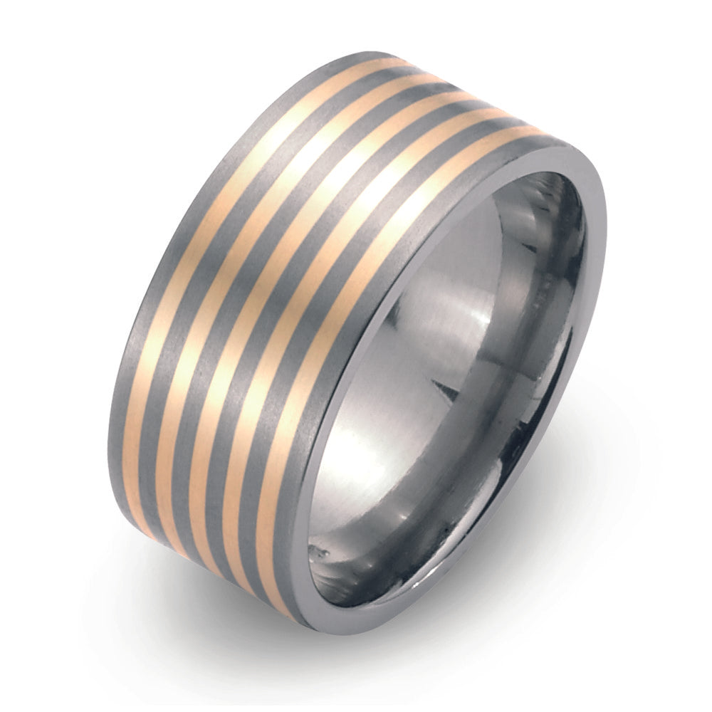 Ringe Titanium, 750/18K guld