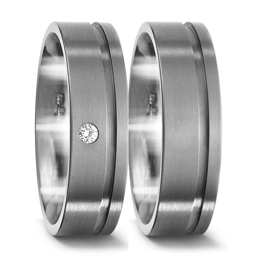 Partnerringe Titanium