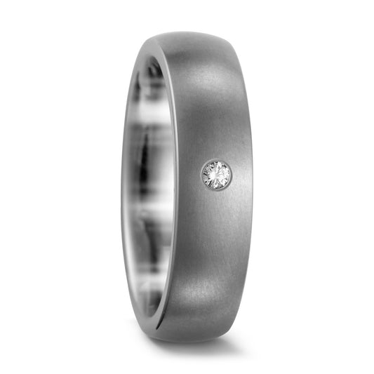 Partnerringe Titanium Diamant 0.03 ct, w-si