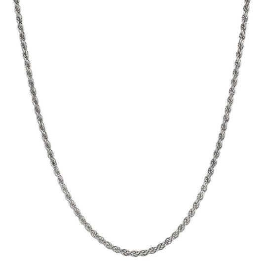 Halskæde Sølv rhodineret 40 cm
