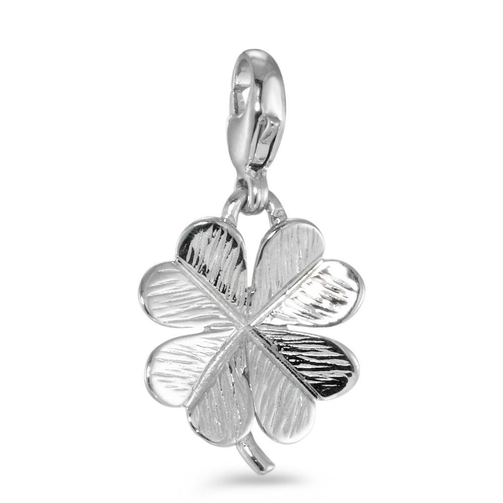 Charms Sølv rhodineret Shamrock Ø13 mm