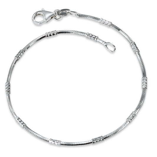 Armbånd Sølv rhodineret 18 cm