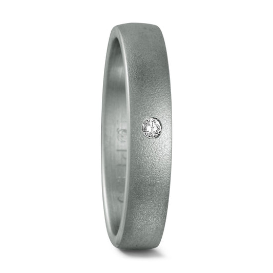 Partnerringe 950 platin Diamant 0.02 ct, w-si