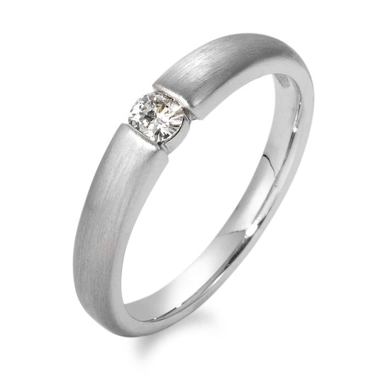 Solitaire ring 750/18K hvidguld Moissanite