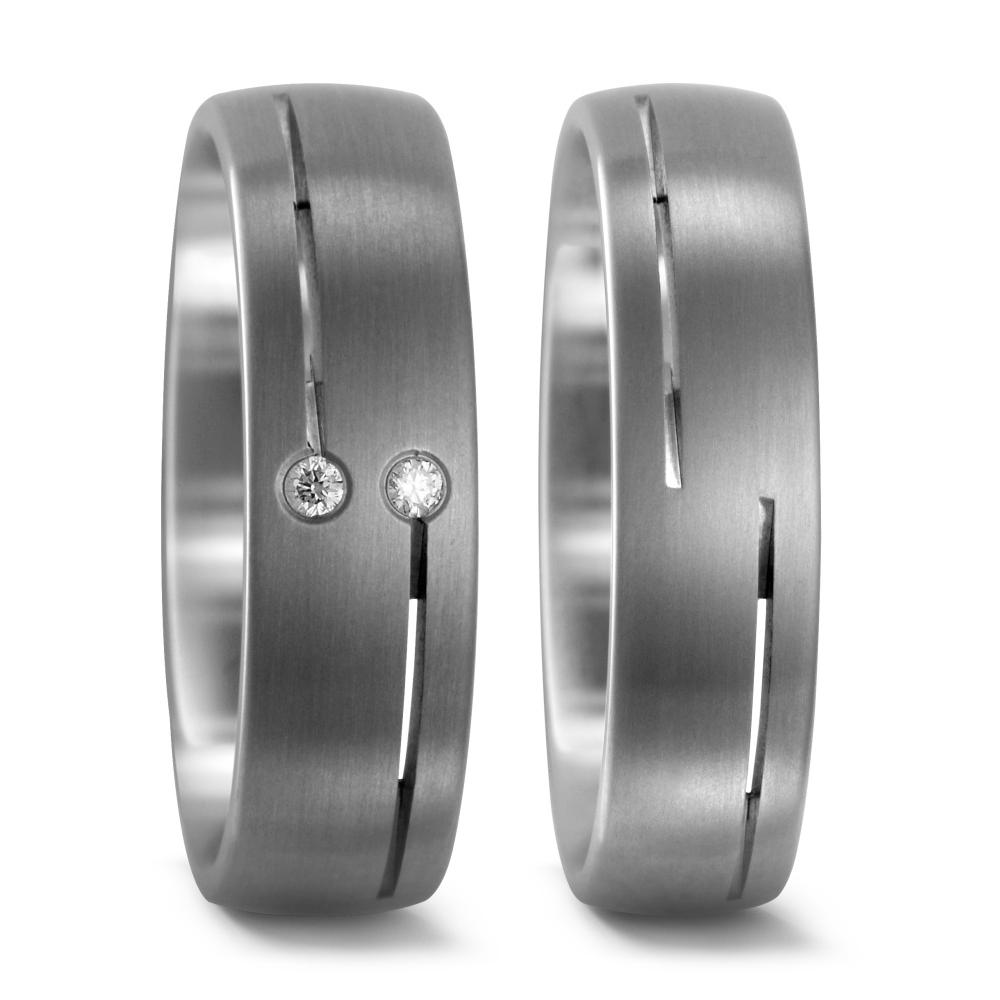 Partnerringe Titanium