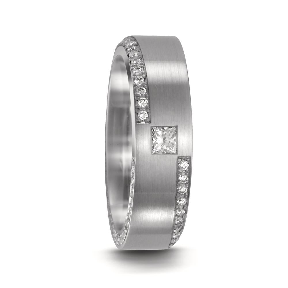 Ringe 950 platin Diamant 0.575 ct, tw-vvsi