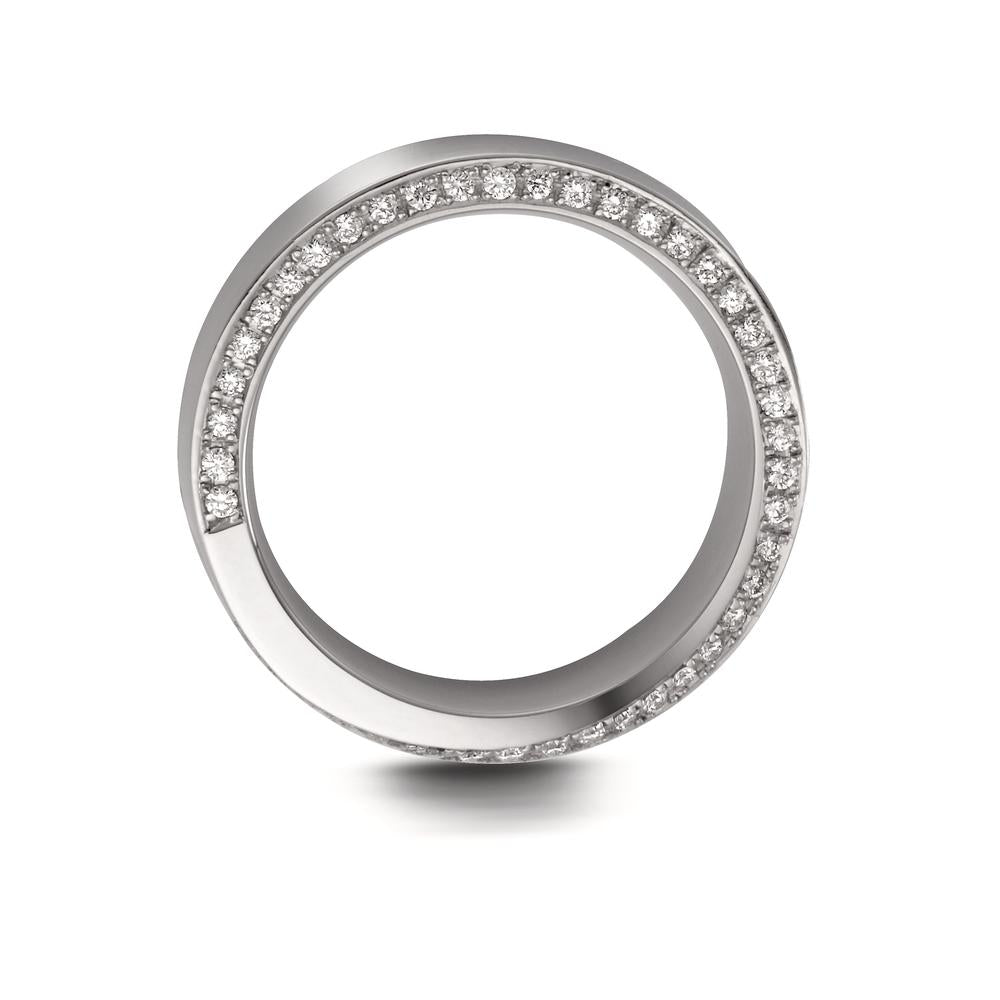 Ringe 950 platin Diamant 0.575 ct, tw-vvsi