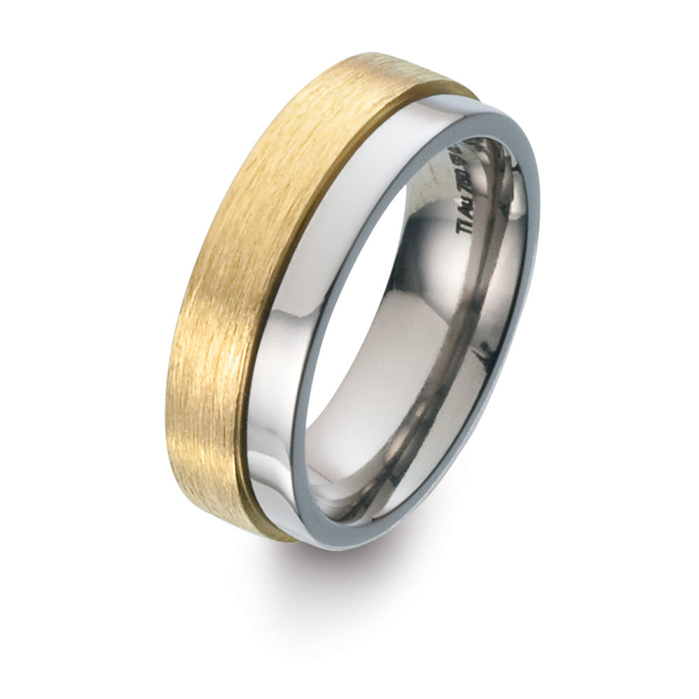 Ringe Titanium, 750/18K guld