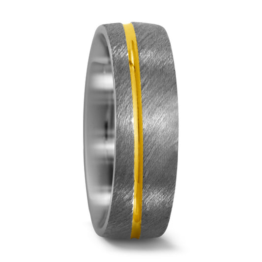 Partnerringe Titanium, 750/18K guld