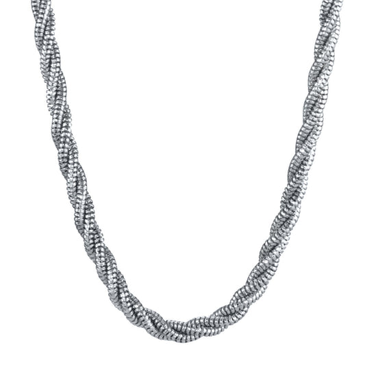 Collier Sølv rhodineret 42 cm Ø4 mm