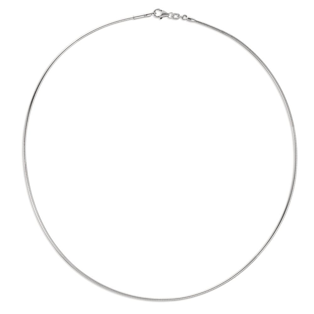 Collier Sølv rhodineret 42 cm Ø1.5 mm