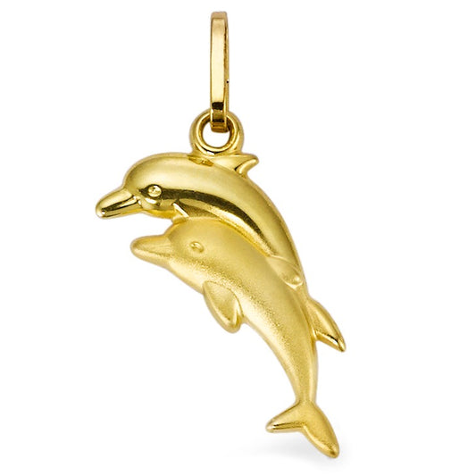 Vedhæng 375/9K guld Delfin