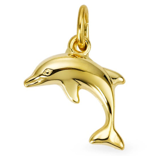Vedhæng 750/18K guld Delfin