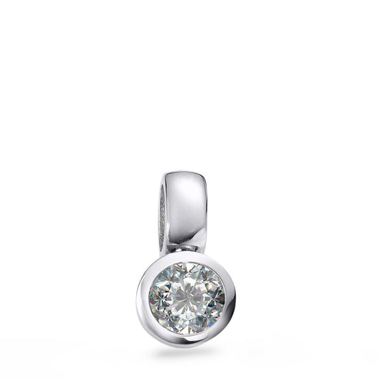 Vedhæng 750/18K hvidguld Diamant hvid , 0.05 ct, [Brillant], w-si