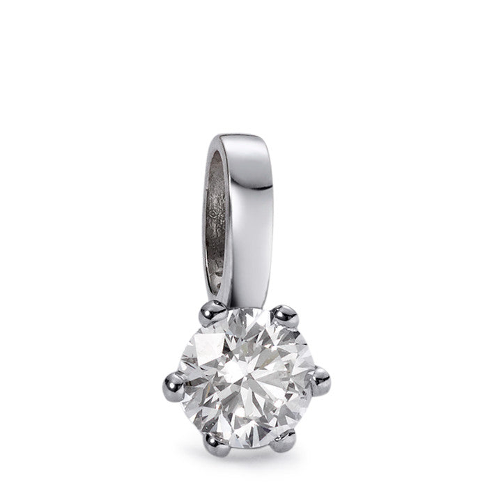 Vedhæng 750/18K hvidguld Diamant hvid , 0.15 ct, [Brillant], w-si