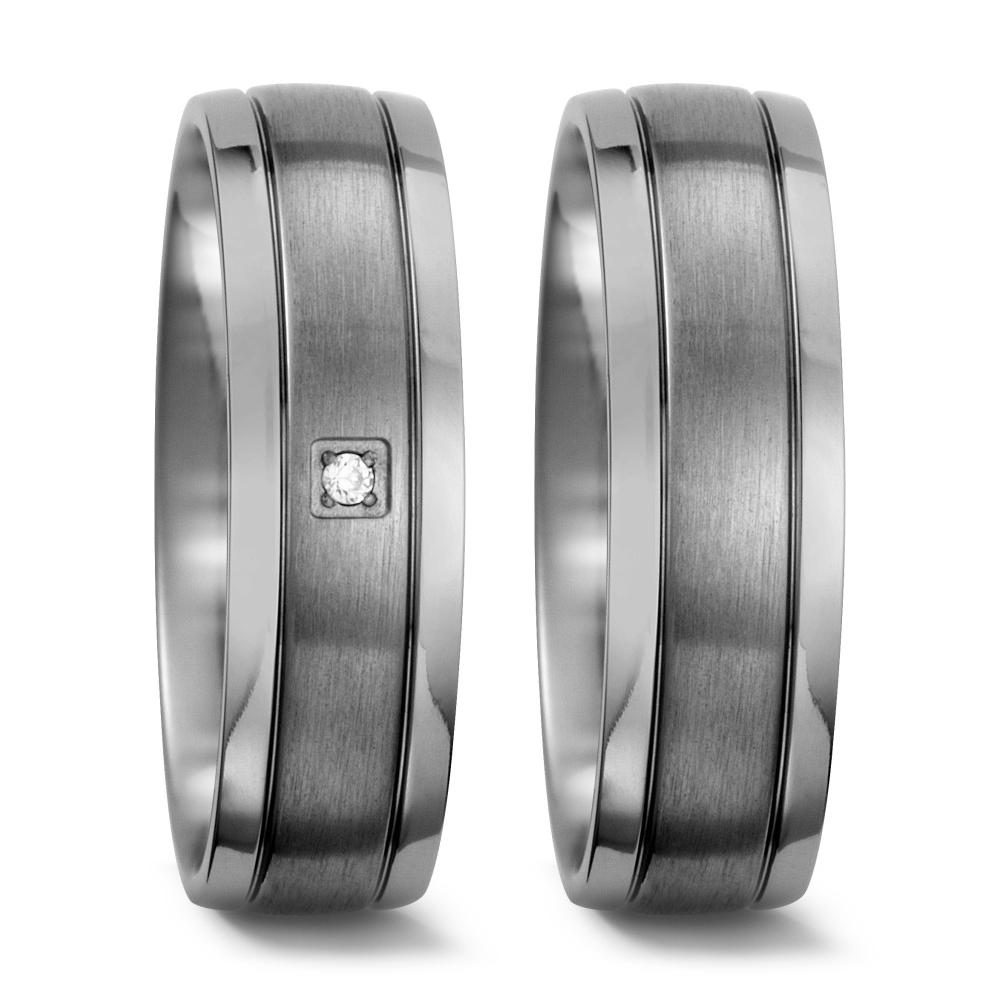 Ringe Titanium Zirconia hvid