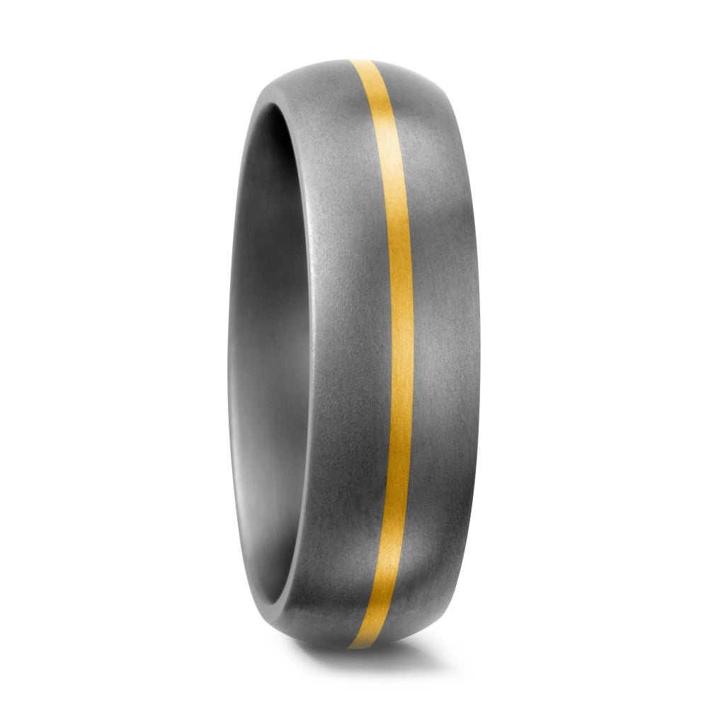 Partnerringe Titanium, 750/18K guld