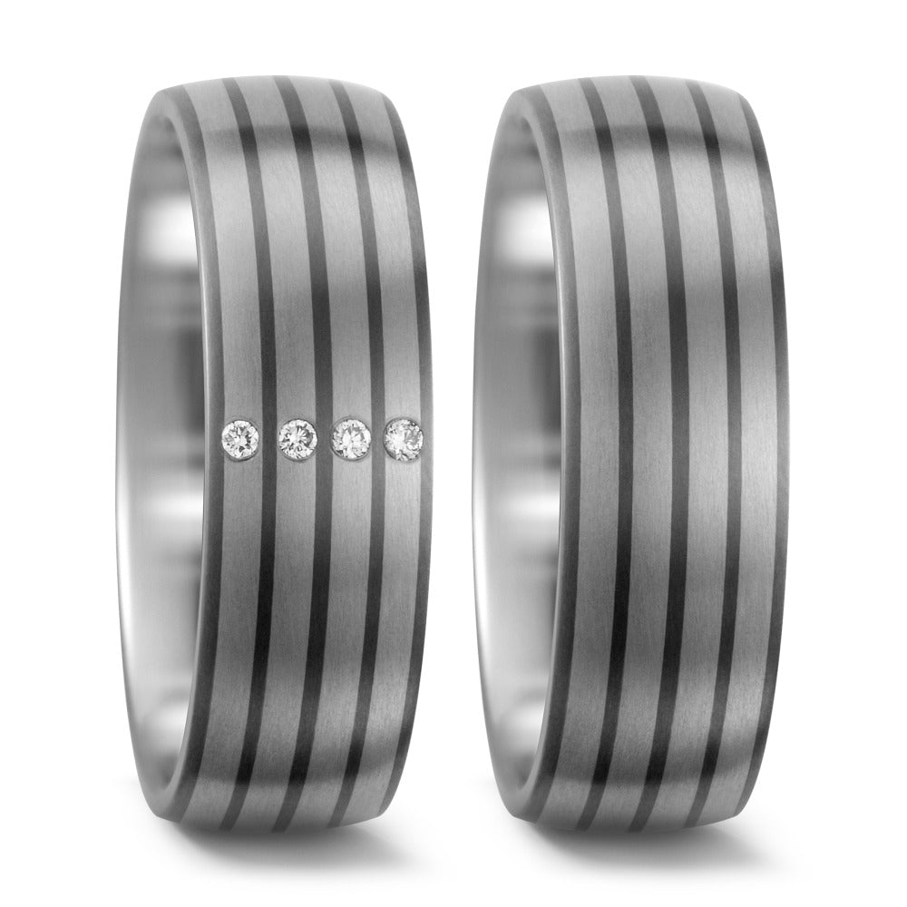 Ringe Titanium, 950 palladium