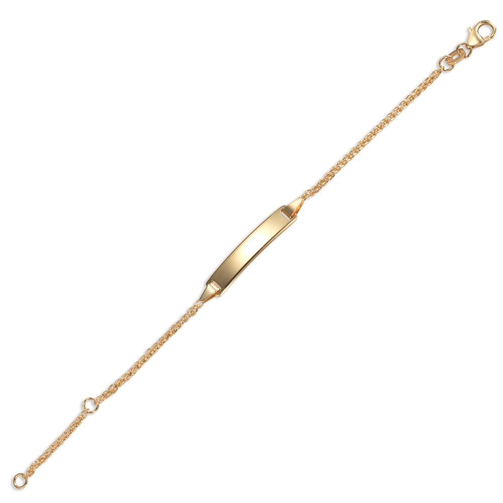 Indgraveret armbånd 375/9K guld 12-14 cm Ø1.7 mm