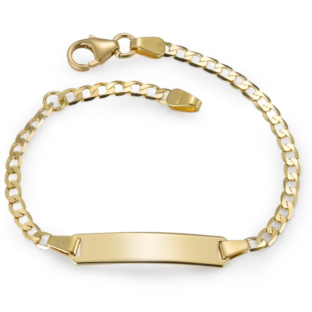 Indgraveret armbånd 750/18K guld 12-14 cm