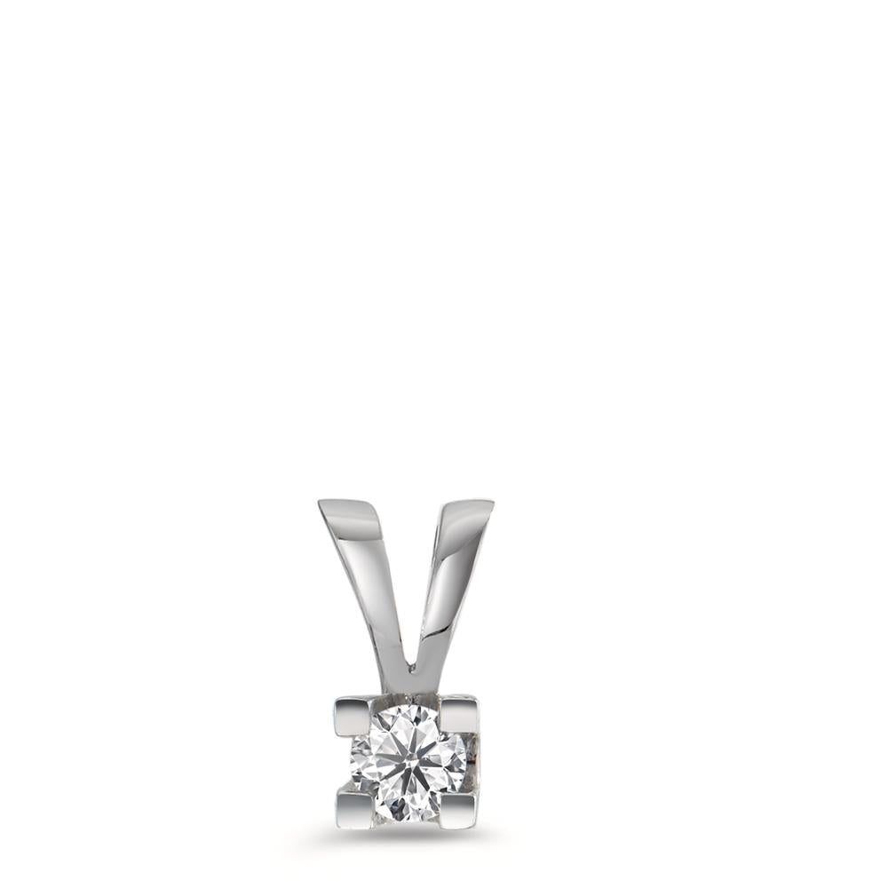 Vedhæng 750/18K hvidguld Diamant 0.10 ct, w-si