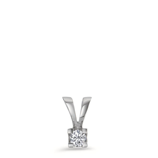 Vedhæng 750/18K hvidguld Diamant 0.05 ct, w-si