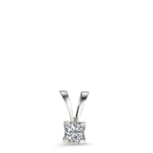 Vedhæng 750/18K hvidguld Diamant 0.15 ct, w-si