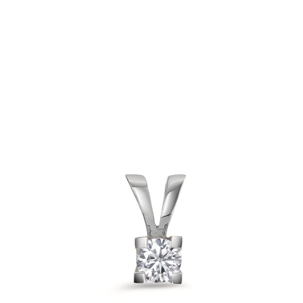 Vedhæng 750/18K hvidguld Diamant 0.20 ct, w-si