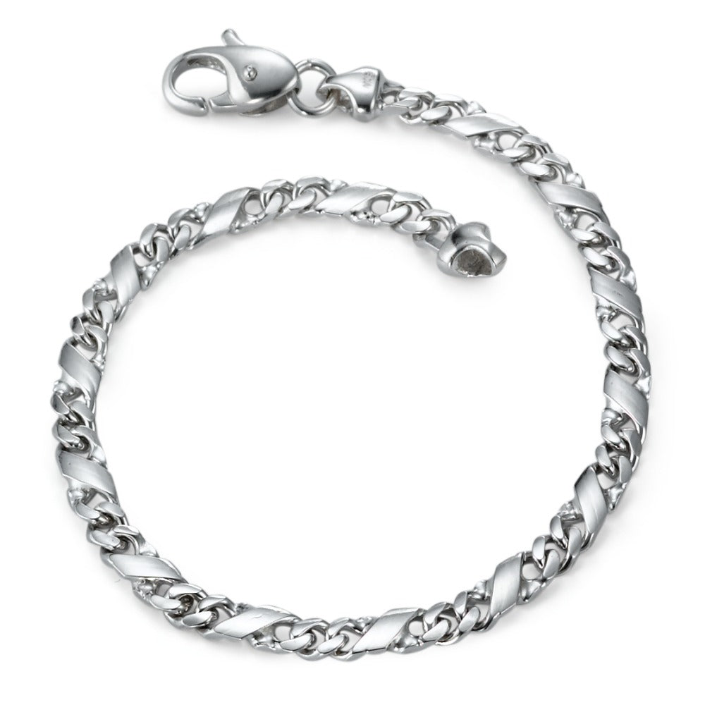 Armbånd 375/9K hvidguld 19 cm