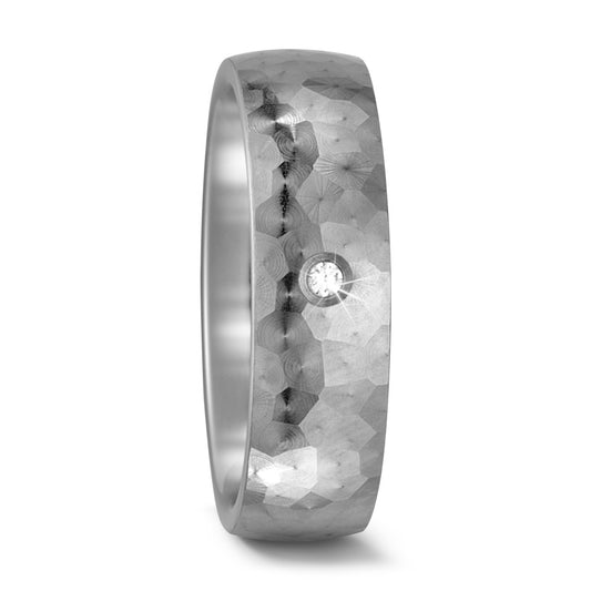 Partnerringe Titanium Diamant 0.03 ct, w-si