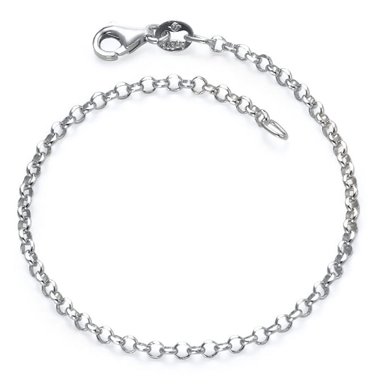 Armbånd Sølv rhodineret 18 cm