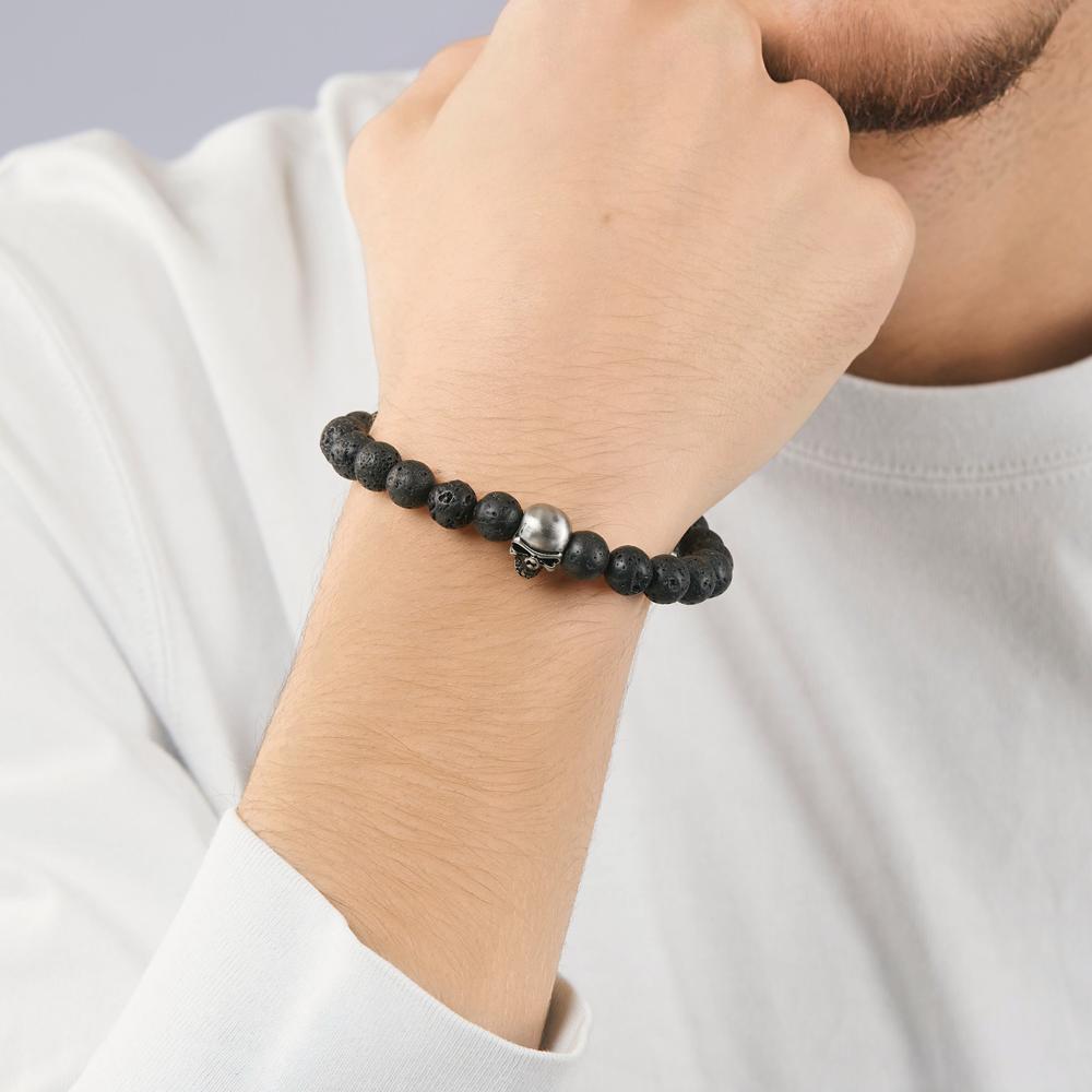 Armbånd Rustfrit stål Lava Kranium 21 cm