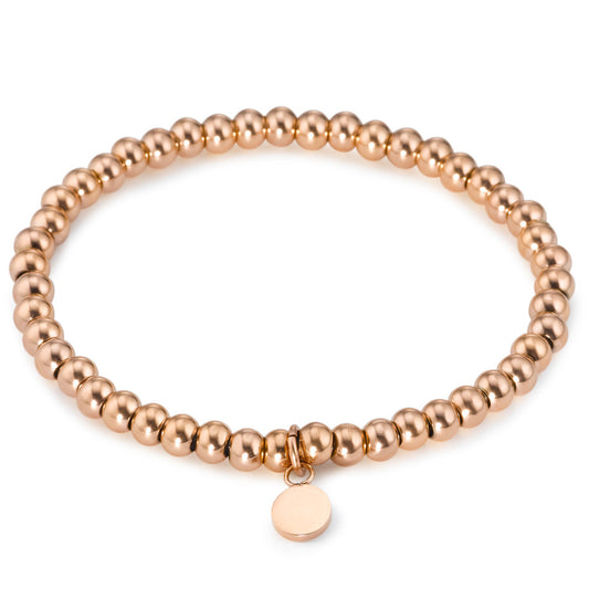 Armbånd Rustfrit stål rose IP belagt 19 cm Ø5 mm