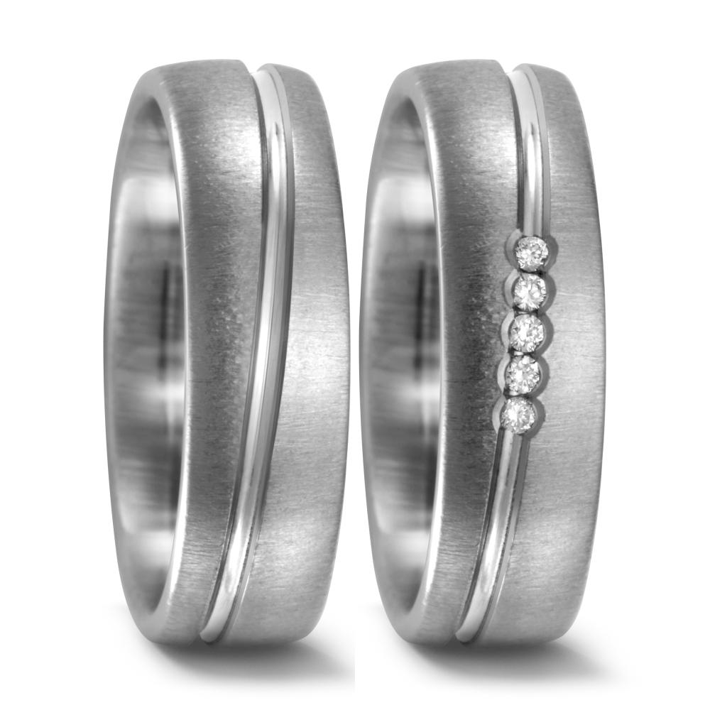 Partnerringe Titanium