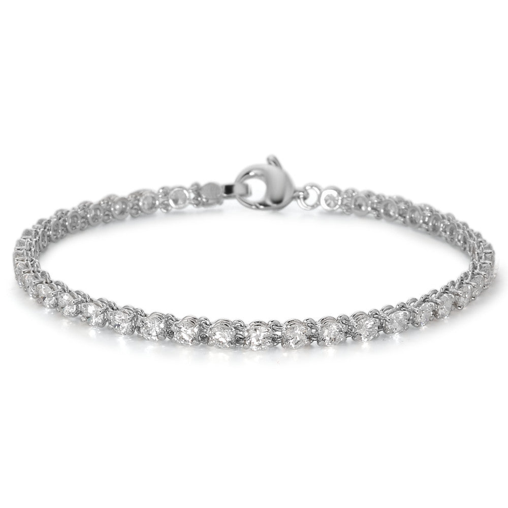 Armbånd 750/18K hvidguld Zirconia 38 Sten 17 cm