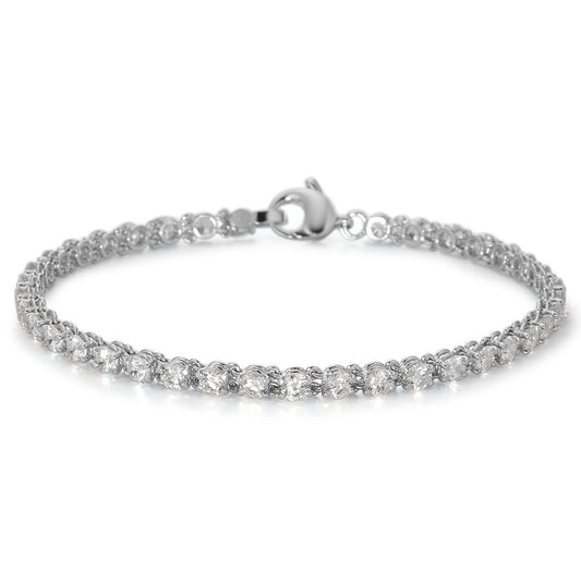 Armbånd 750/18K hvidguld Zirconia 38 Sten 17 cm