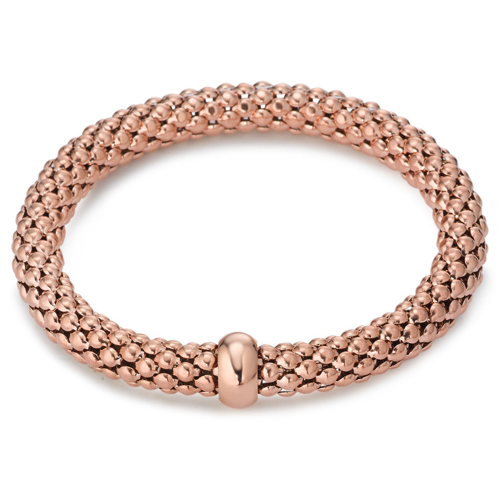 Armbånd Rustfrit stål rose IP belagt 16 cm