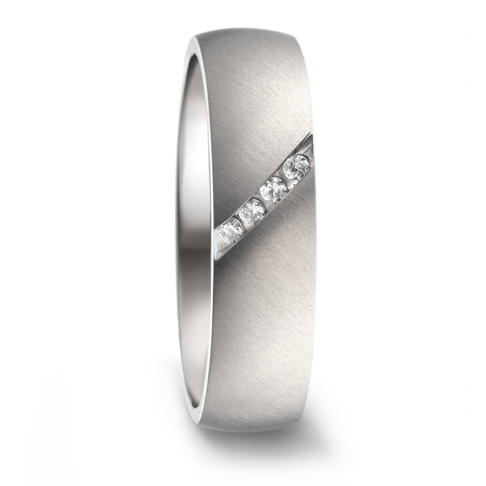 Partnerringe Titanium Zirconia 4 Sten