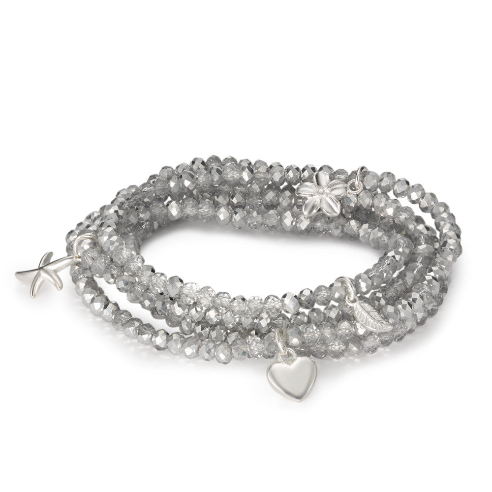 Armbånd Sølv Krystal 20 cm Ø4 mm