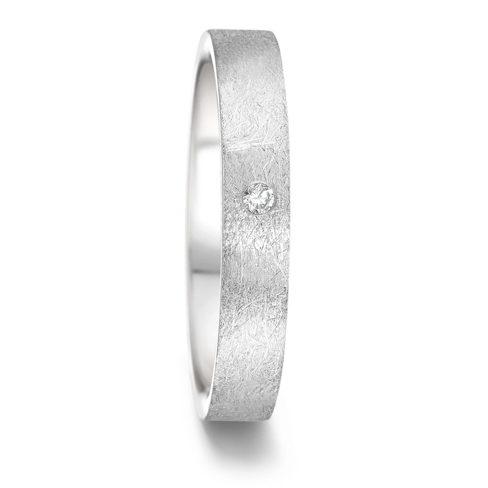 Partnerringe Rustfrit stål Diamant 0.02 ct, tw-si