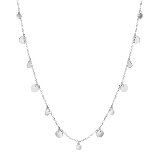 Collier Sølv rhodineret 40-45 cm